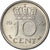 Coin, Netherlands, Juliana, 10 Cents, 1950, EF(40-45), Nickel, KM:182