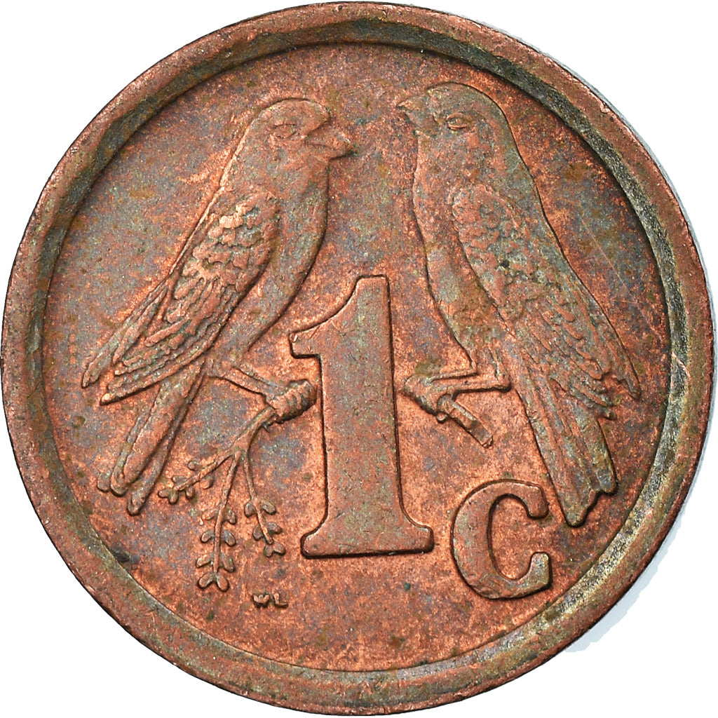 Coin, South Africa, Cent, 1994, EF(40-45), Copper Plated Steel, KM:132