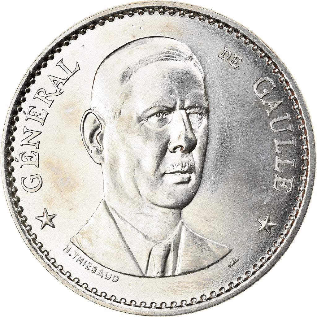 France, Medal, Général De Gaulle, Politics, Society, War, Thiébaud