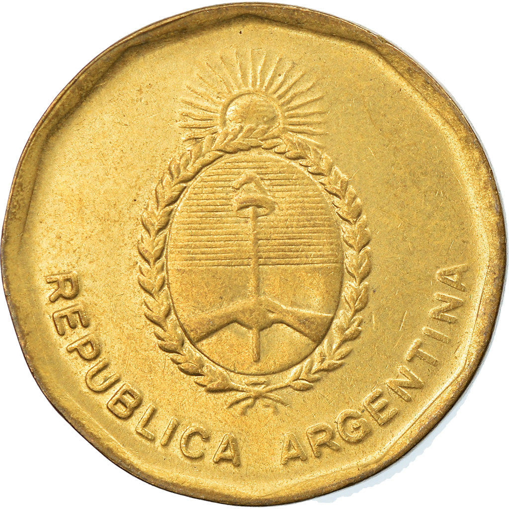 Monnaie, Argentine, 10 Centavos, 1988, TTB, Laiton, KM:98