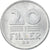 Münze, Ungarn, 20 Fillér, 1990, Budapest, SS, Aluminium, KM:676