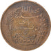 Coin, Tunisia, Muhammad al-Nasir Bey, 5 Centimes, 1914, Paris, EF(40-45)