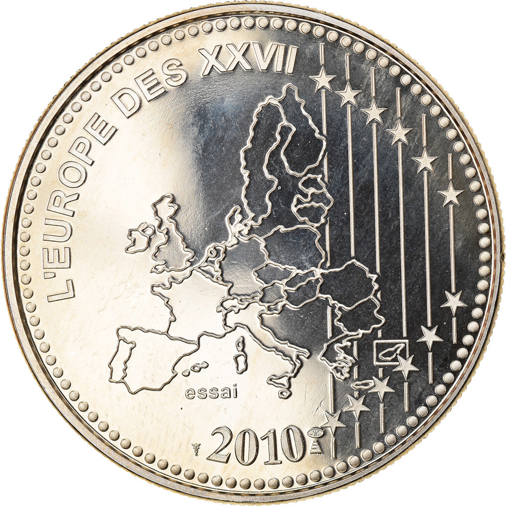 France, Médaille, L'Europe des XXVII, 50 ans du nouveau Franc, Politics, 2010