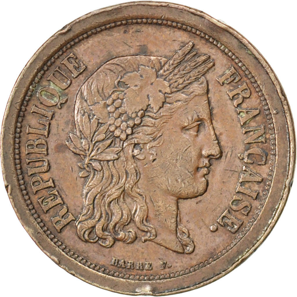 Moneta, Francia, 1 Franc, BB, Bronzo, Gadoury:456a