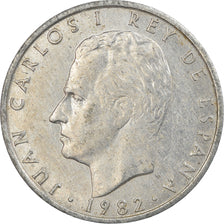 Monnaie, Espagne, Juan Carlos I, 2 Pesetas, 1982, TTB, Aluminium, KM:822