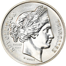 France, Medal, Bicentenaire de la Révolution Française, History, 1989, Rogat
