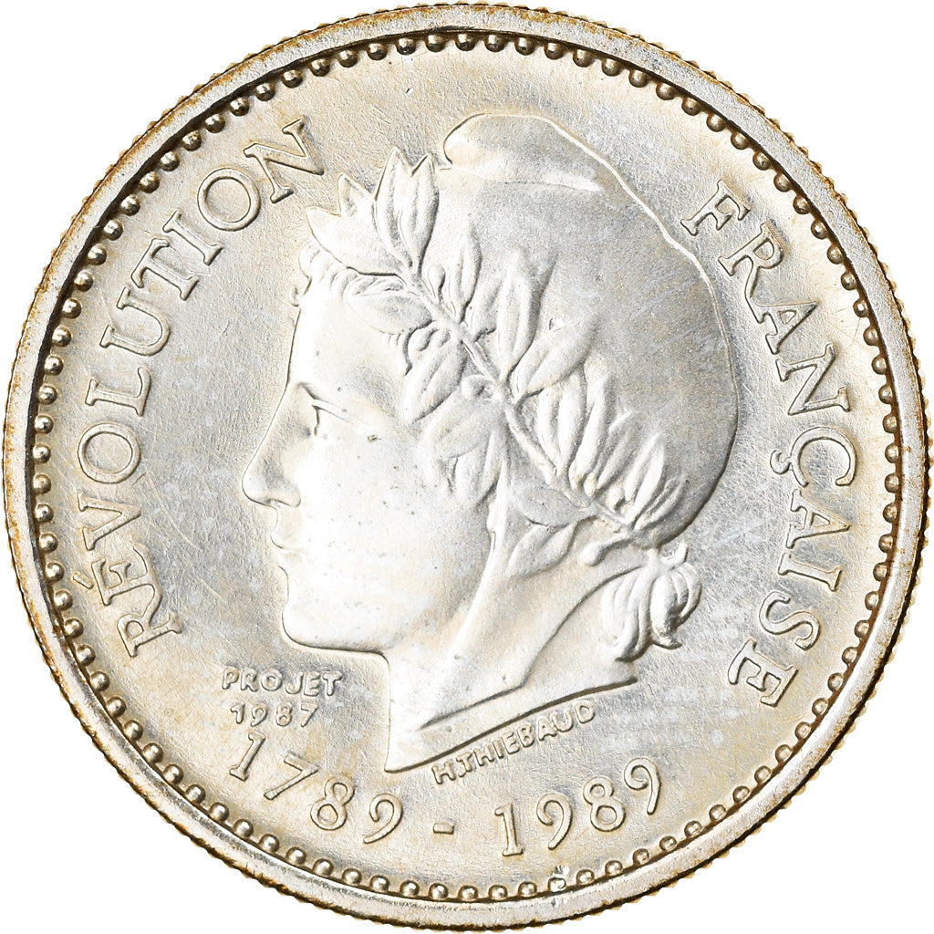 France, Médaille, Révolution Française, Prise de la Bastille, History, 1989