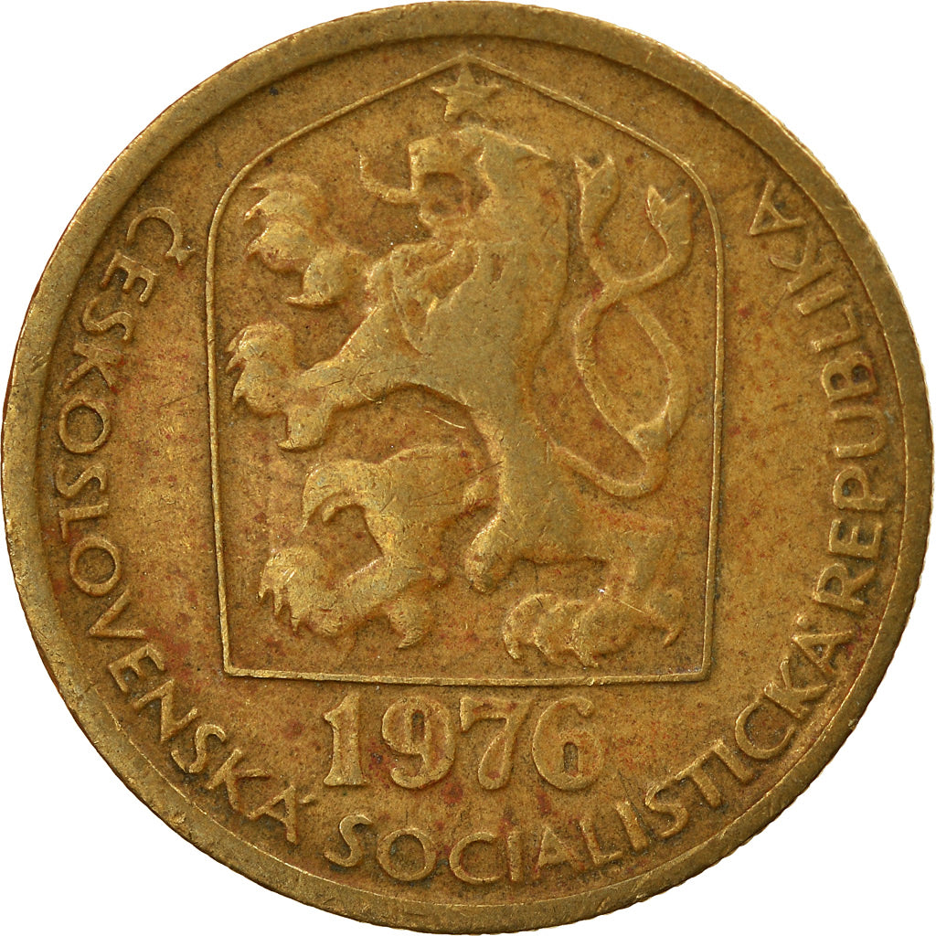 Monnaie, Tchécoslovaquie, 20 Haleru, 1976, TTB, Nickel-brass, KM:74