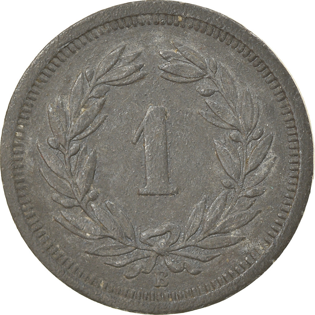 Moneta, Szwajcaria, Rappen, 1943, Bern, EF(40-45), Cynk, KM:3a
