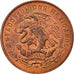Coin, Mexico, 20 Centavos, 1969, Mexico City, EF(40-45), Bronze, KM:440