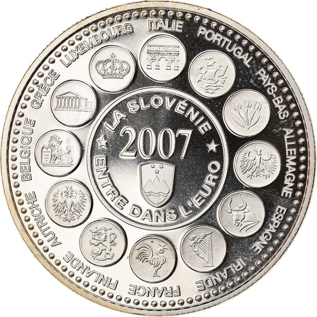France, Medal, L'Europe des XXVII, La Slovénie entre dans l'Euro, Politics
