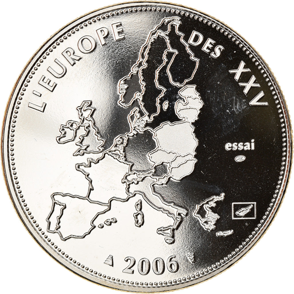 France, Médaille, L'Europe des XXV, Dernière Année des 12 Pays de l'Euro