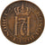 Moneda, Noruega, Haakon VII, 5 Öre, 1922, Kongsberg, MBC, Bronce, KM:368