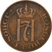 Moneda, Noruega, Haakon VII, 5 Öre, 1922, Kongsberg, MBC, Bronce, KM:368