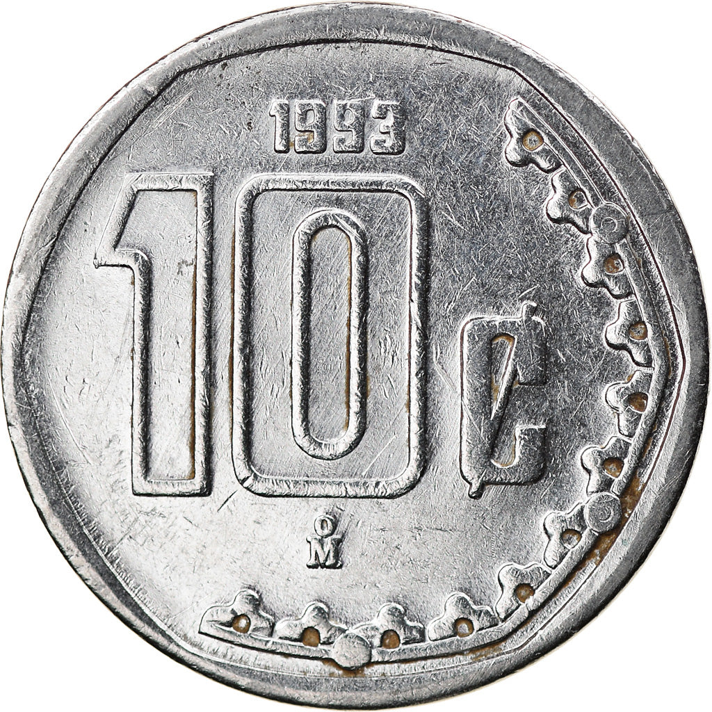 Monnaie, Mexique, 10 Centavos, 1993, Mexico City, TTB, Stainless Steel, KM:547