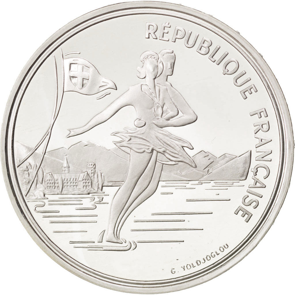 Coin, France, 100 Francs, 1989, MS(65-70), Silver, KM:972
