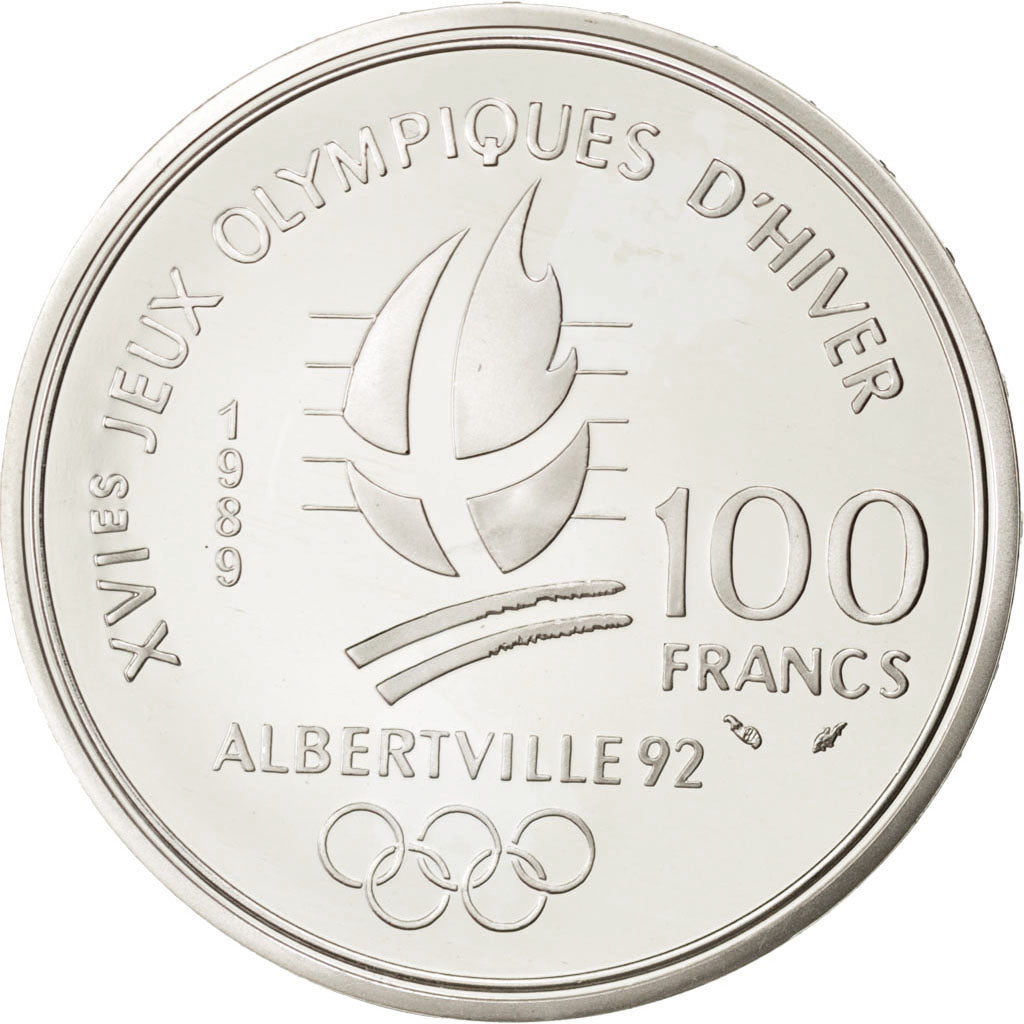 Coin, France, 100 Francs, 1989, MS(65-70), Silver, KM:972