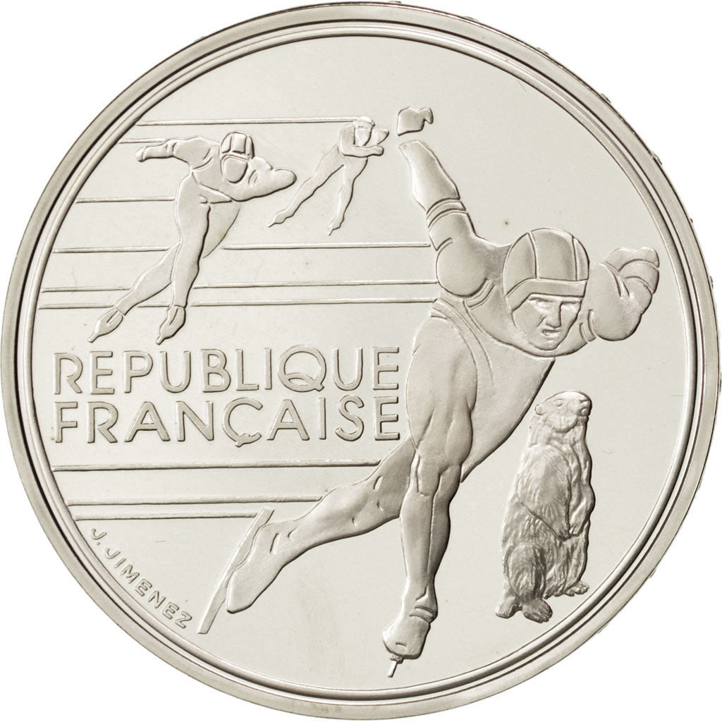 Coin, France, 100 Francs, 1990, MS(65-70), Silver, KM:980
