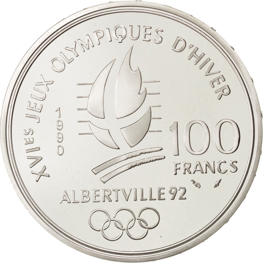 Coin, France, 100 Francs, 1990, MS(65-70), Silver, KM:984