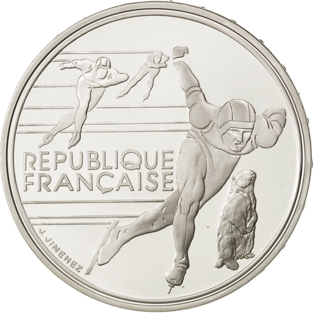 Coin, France, 100 Francs, 1990, MS(65-70), Silver, KM:980