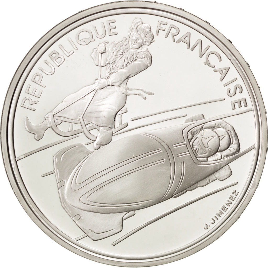 Coin, France, 100 Francs, 1990, MS(65-70), Silver, KM:981