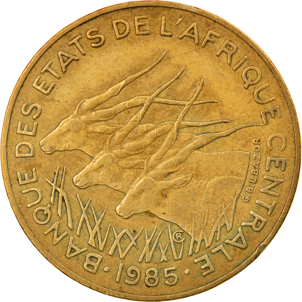 Moneta, Stati dell’Africa centrale, 10 Francs, 1985, Paris, BB