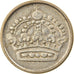 Moneta, Svezia, Gustaf VI, 10 Öre, 1960, BB, Argento, KM:823