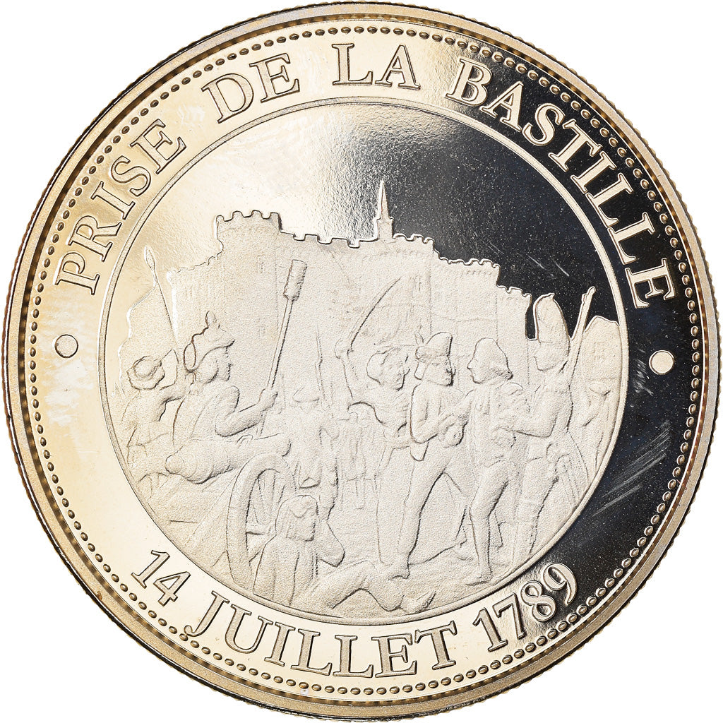 France, Medal, Révolution Française, Prise de la Bastille, History, MS(65-70)