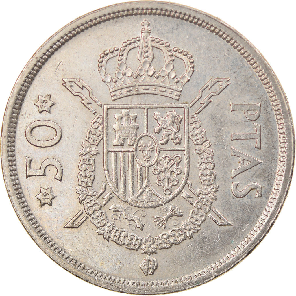 Moneta, Spagna, Juan Carlos I, 50 Pesetas, 1978, BB, Rame-nichel, KM:809