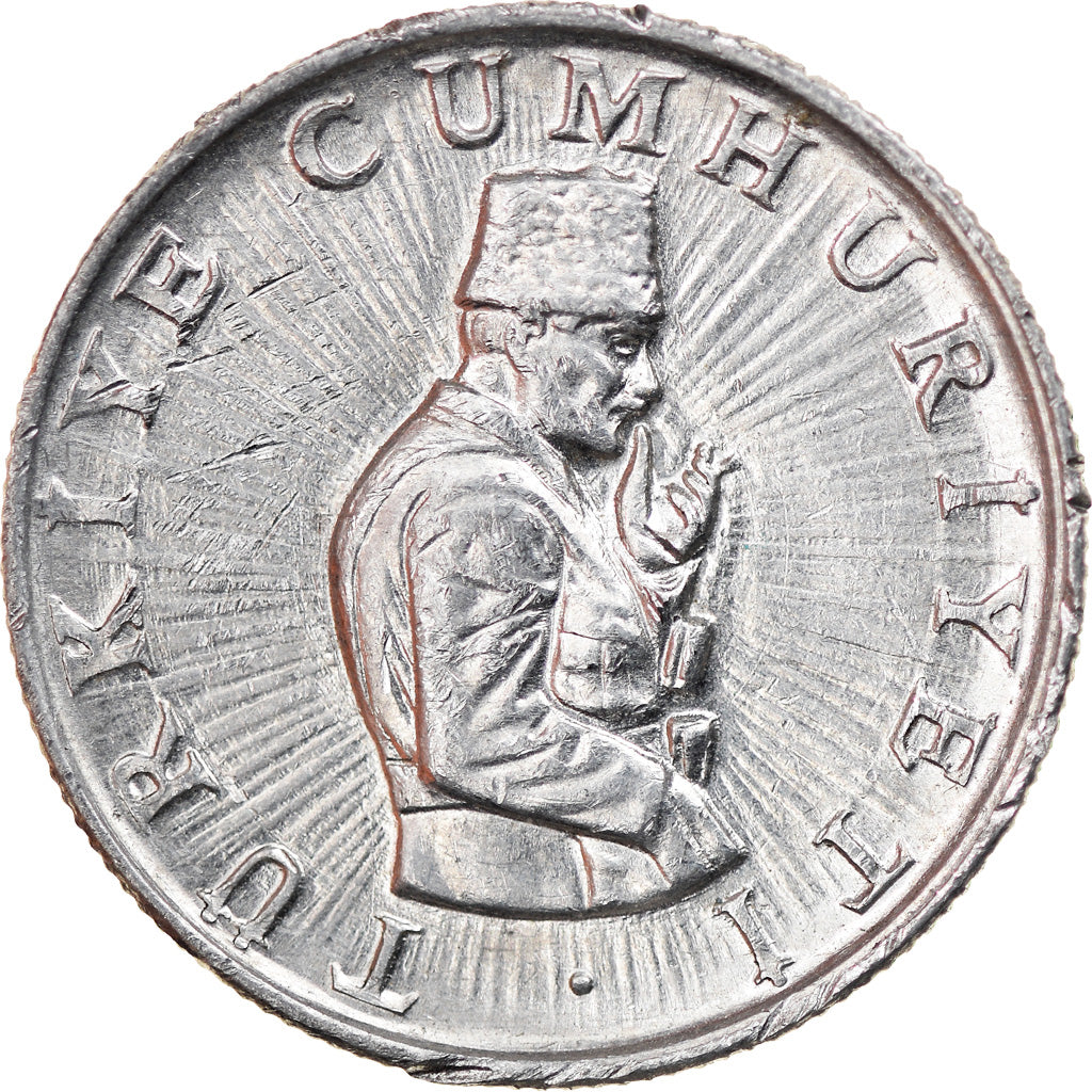 Moeda, Turquia, 10 Lira, 1982, EF(40-45), Alumínio, KM:950.1