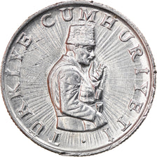 Coin, Turkey, 10 Lira, 1982, EF(40-45), Aluminum, KM:950.1