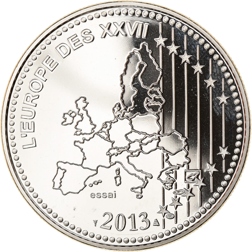 Francia, medalla, L'Europe des XXVII, Veme République, Politics, 2013, FDC