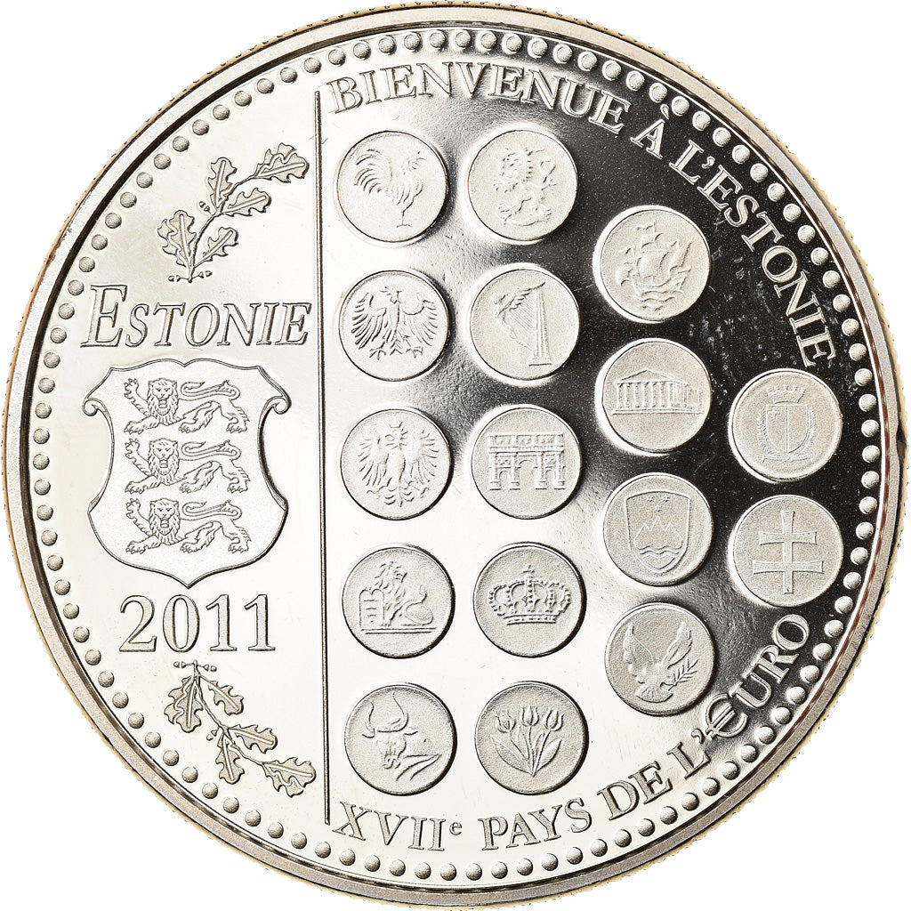 France, Medal, L'Europe des XXVII, La Slovénie entre dans l'Euro, Politics