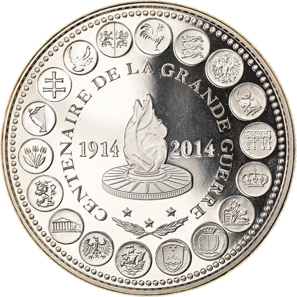 Francia, medaglia, L'Europe des XXVIII, Centenaire de la Grande Guerre