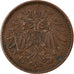 Moeda, Áustria, Franz Joseph I, Heller, 1895, EF(40-45), Bronze, KM:2800
