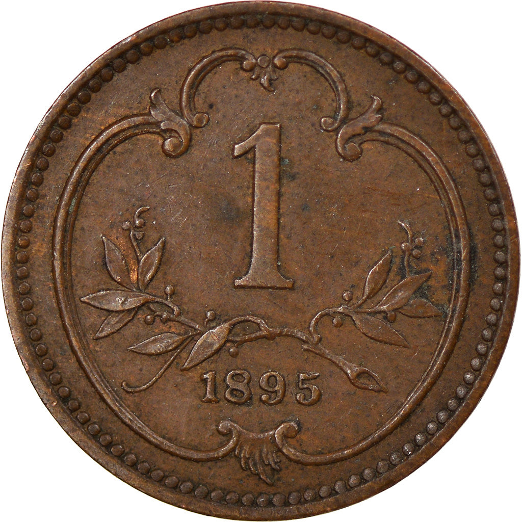 Monnaie, Autriche, Franz Joseph I, Heller, 1895, TTB, Bronze, KM:2800