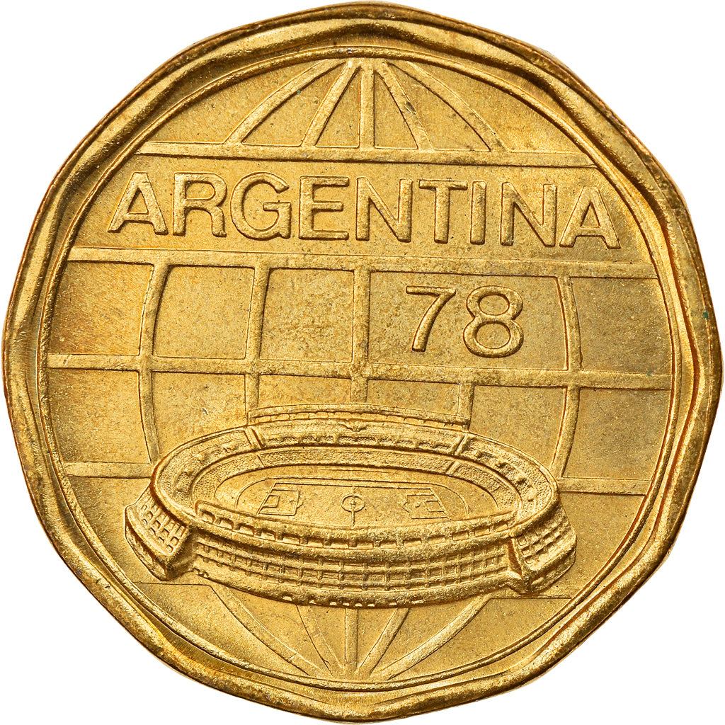 Moeda, Argentina, 100 Pesos, 1978, EF(40-45), Alumínio-Bronze, KM:77