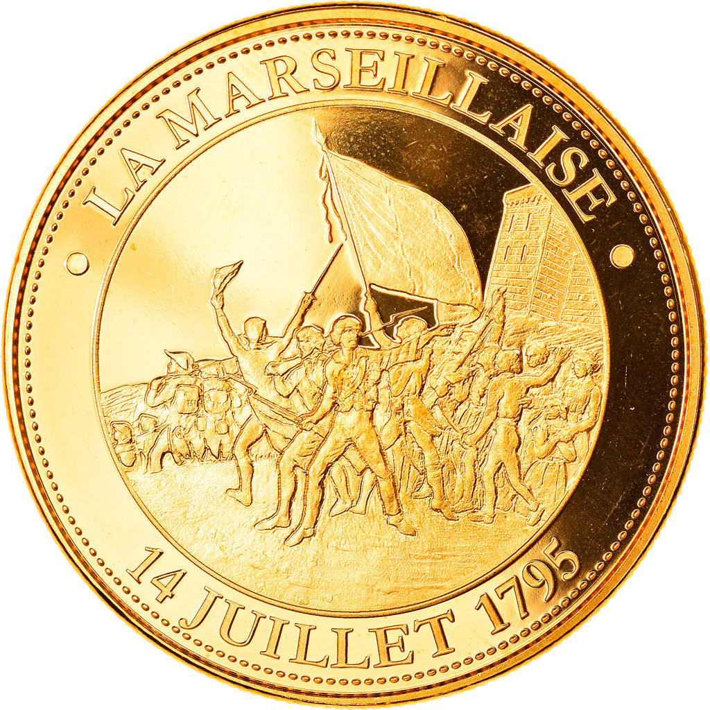 France, Medal, Révolution Française, La Marseillaise, History, MS(65-70)