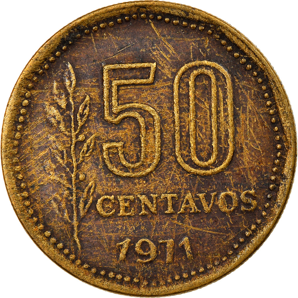 Coin, Argentina, 50 Pesos, 1971, EF(40-45), Aluminum-Bronze, KM:83