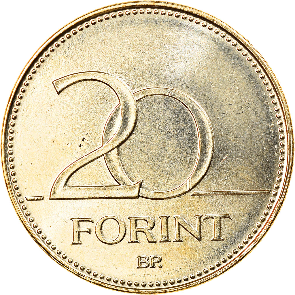 Coin, Hungary, Respect for heroes, 20 Forint, 2020, MS(63), Nickel-brass
