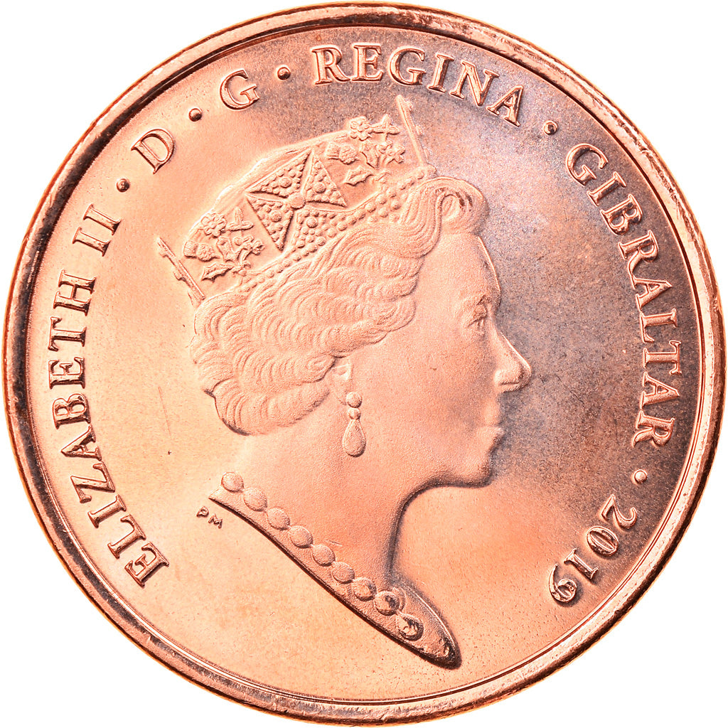 Monnaie, Gibraltar, Island games, 2 Pence, 2019, SPL, Copper Plated Steel