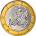 Münze, Monaco, Rainier III, 10 Francs, 1989, VZ, Bi-Metallic, KM:163