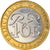 Moeda, Mónaco, Rainier III, 10 Francs, 1996, AU(55-58), Bimetálico, KM:163