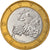 Moeda, Mónaco, Rainier III, 10 Francs, 1991, EF(40-45), Bimetálico, KM:163