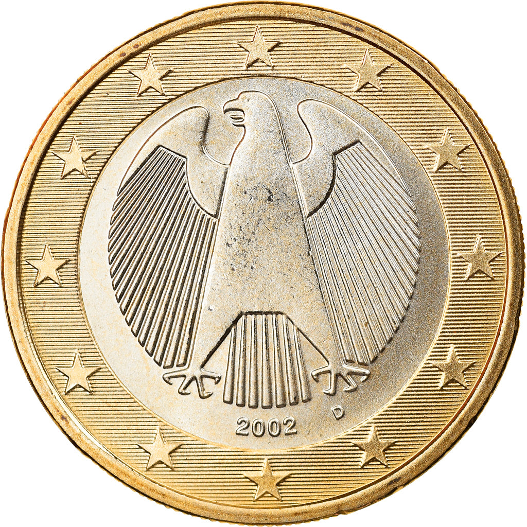 GERMANIA - REPUBBLICA FEDERALE, Euro, 2002, Munich, FDC, Bi-metallico, KM:213