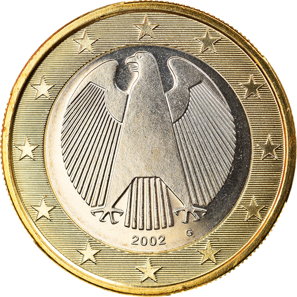 GERMANIA - REPUBBLICA FEDERALE, Euro, 2002, Karlsruhe, FDC, Bi-metallico, KM:213