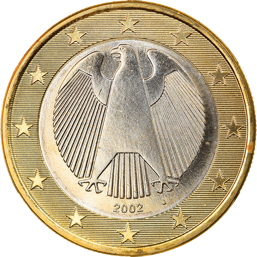 Bundesrepublik Deutschland, Euro, 2002, Hambourg, STGL, Bi-Metallic, KM:213