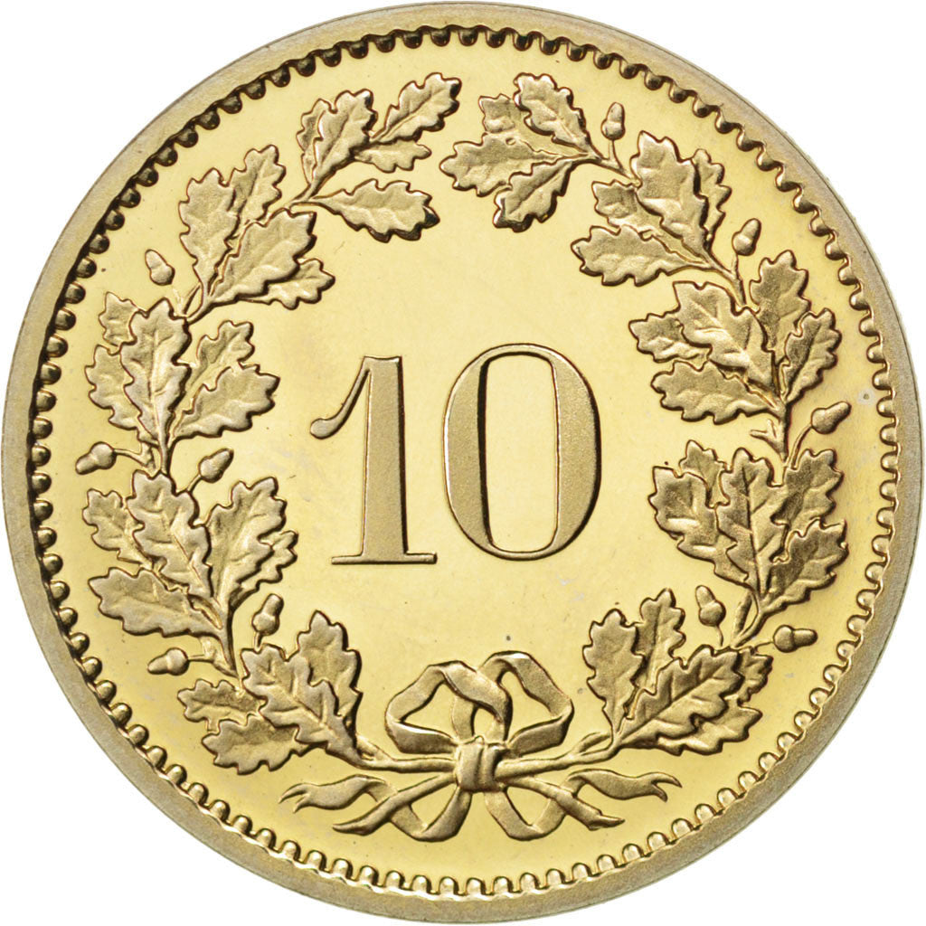 Coin, Switzerland, 10 Rappen, 1978, MS(63), Copper-nickel, KM:27
