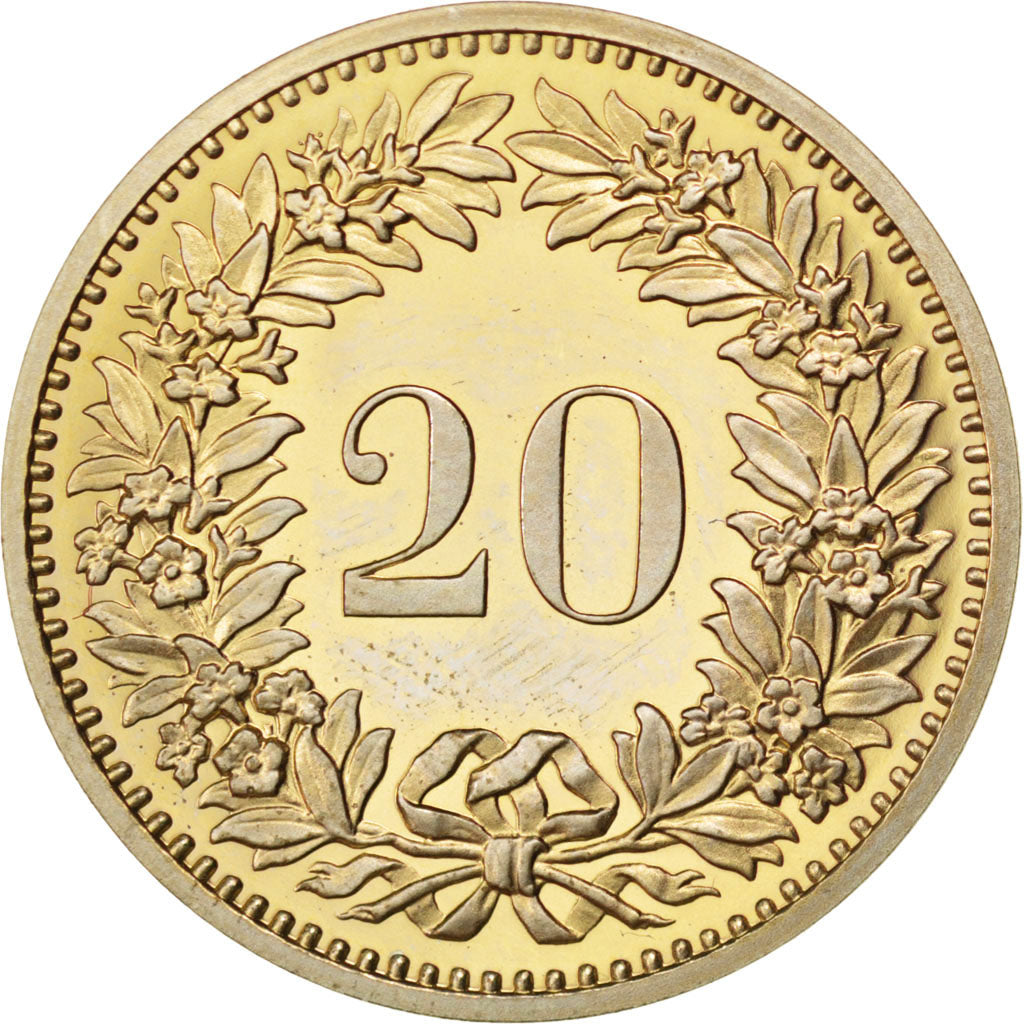 Coin, Switzerland, 20 Rappen, 1978, MS(63), Copper-nickel, KM:29a