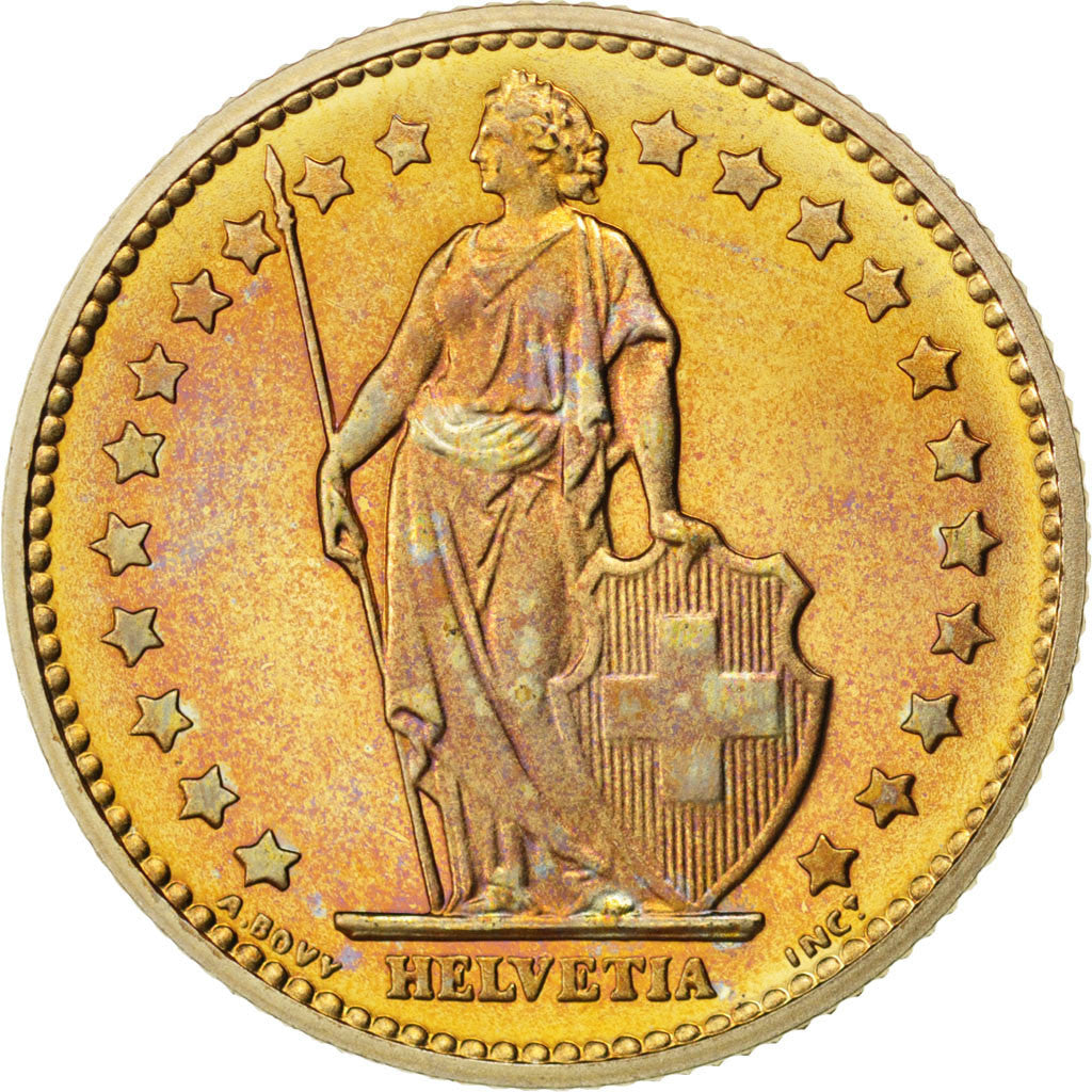 Coin, Switzerland, Franc, 1978, MS(63), Copper-nickel, KM:24a.1